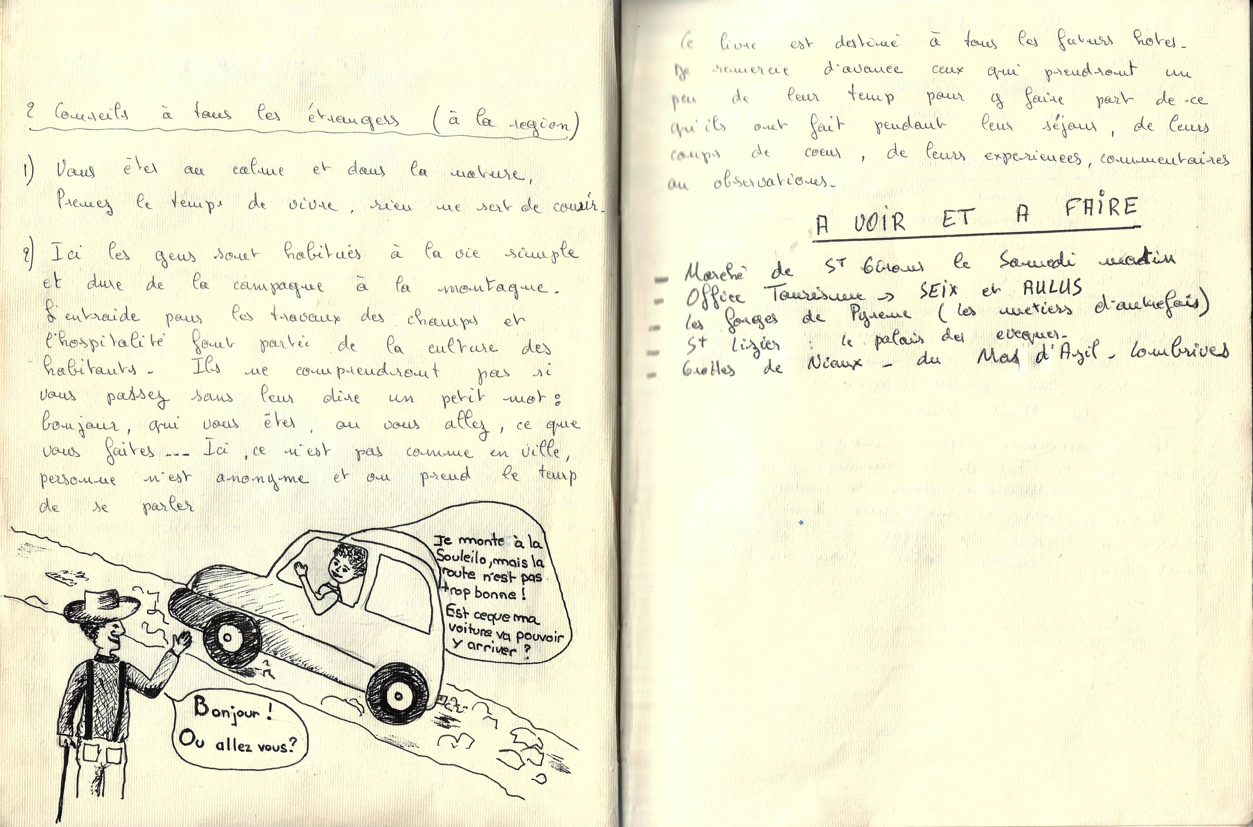 Guestbook image gite ariege