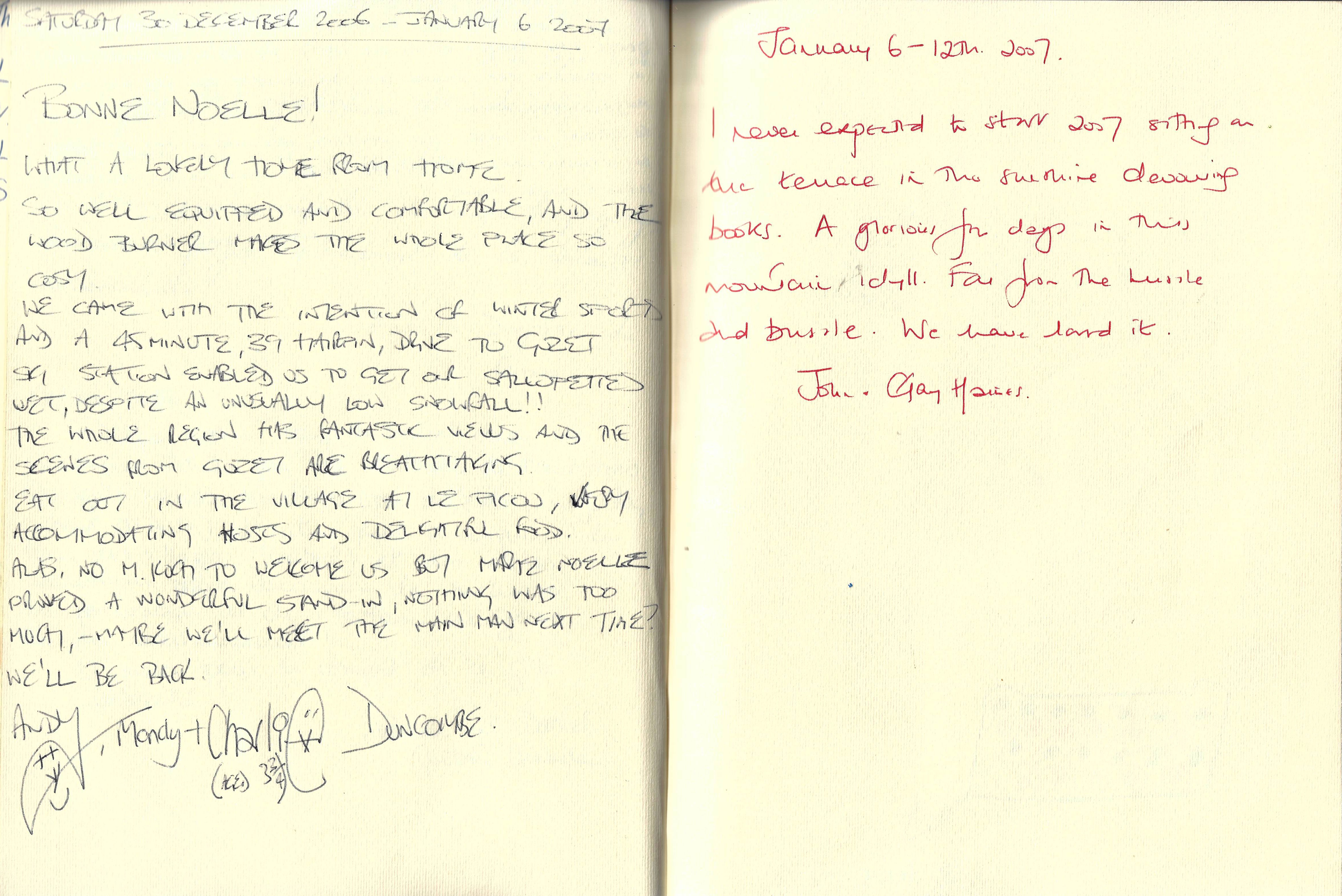 Guestbook image gite ariege