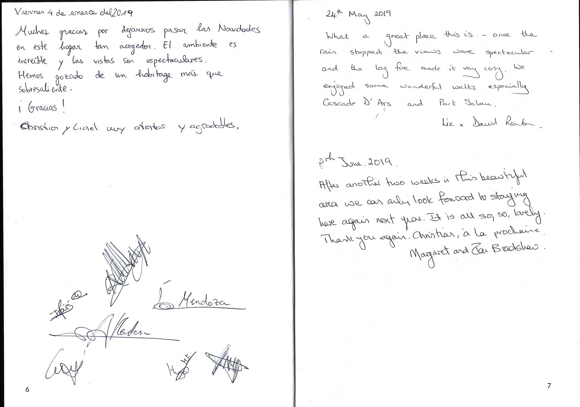 Guestbook image gite ariege