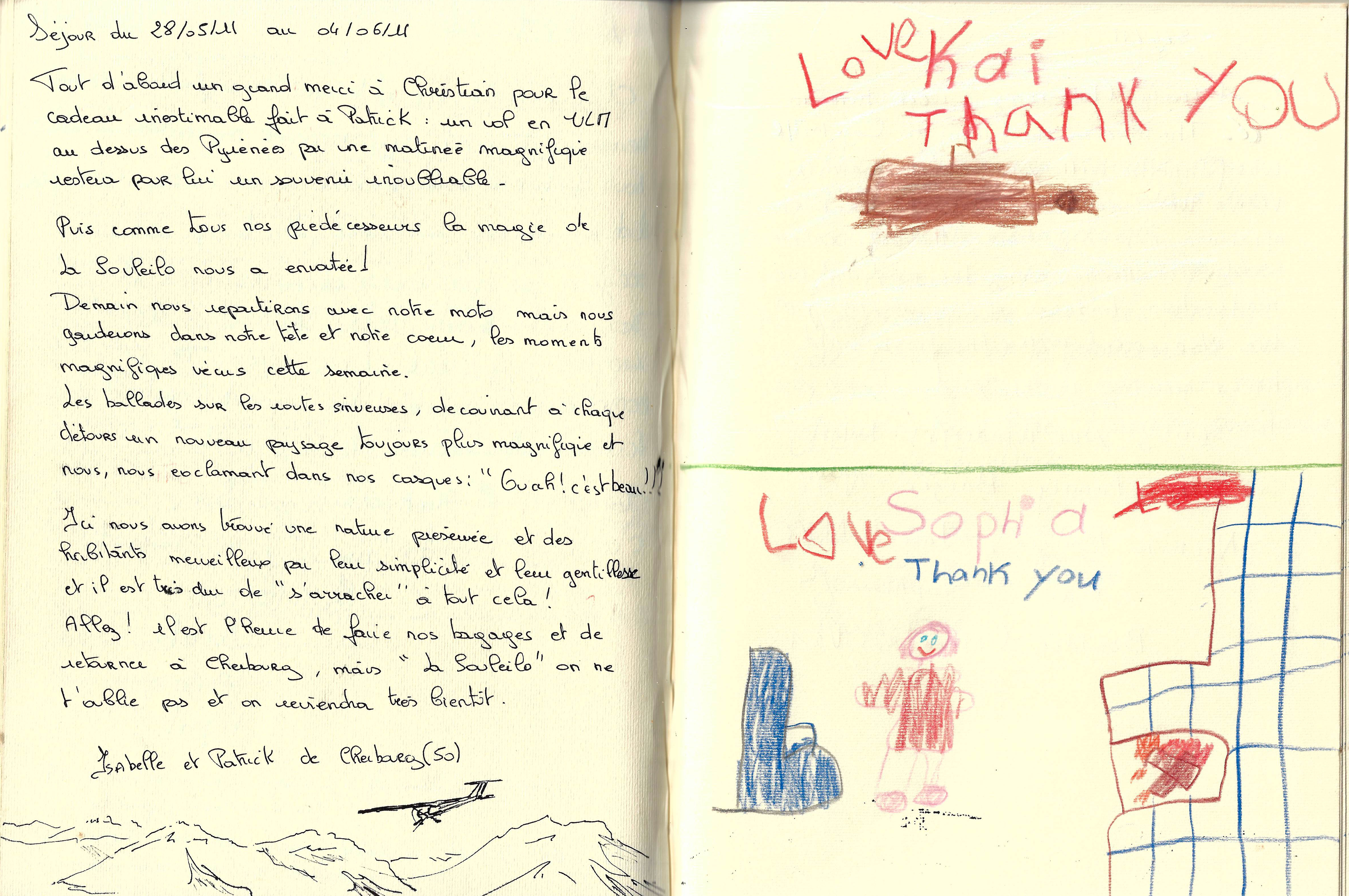 Guestbook image gite ariege