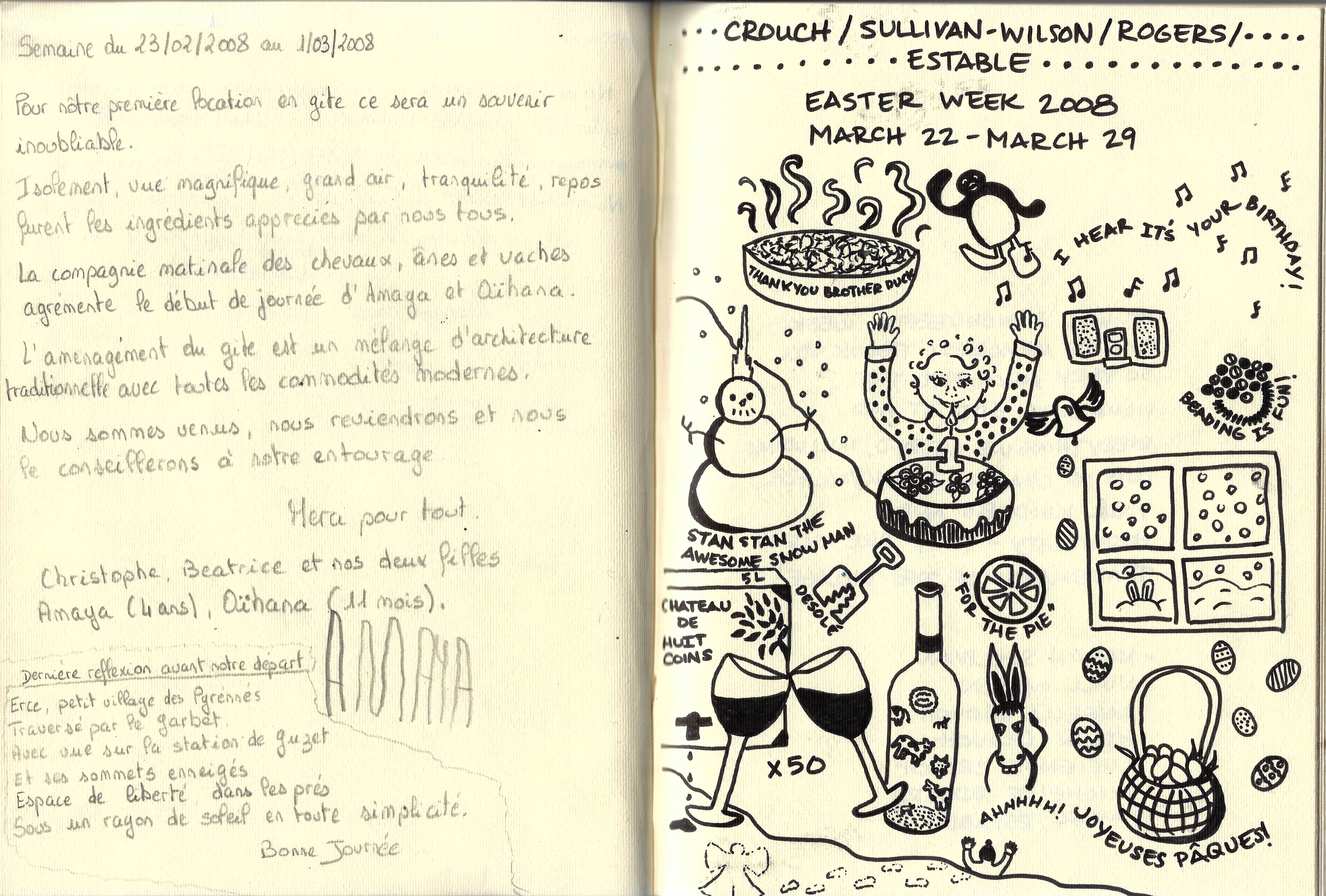 Guestbook image gite ariege