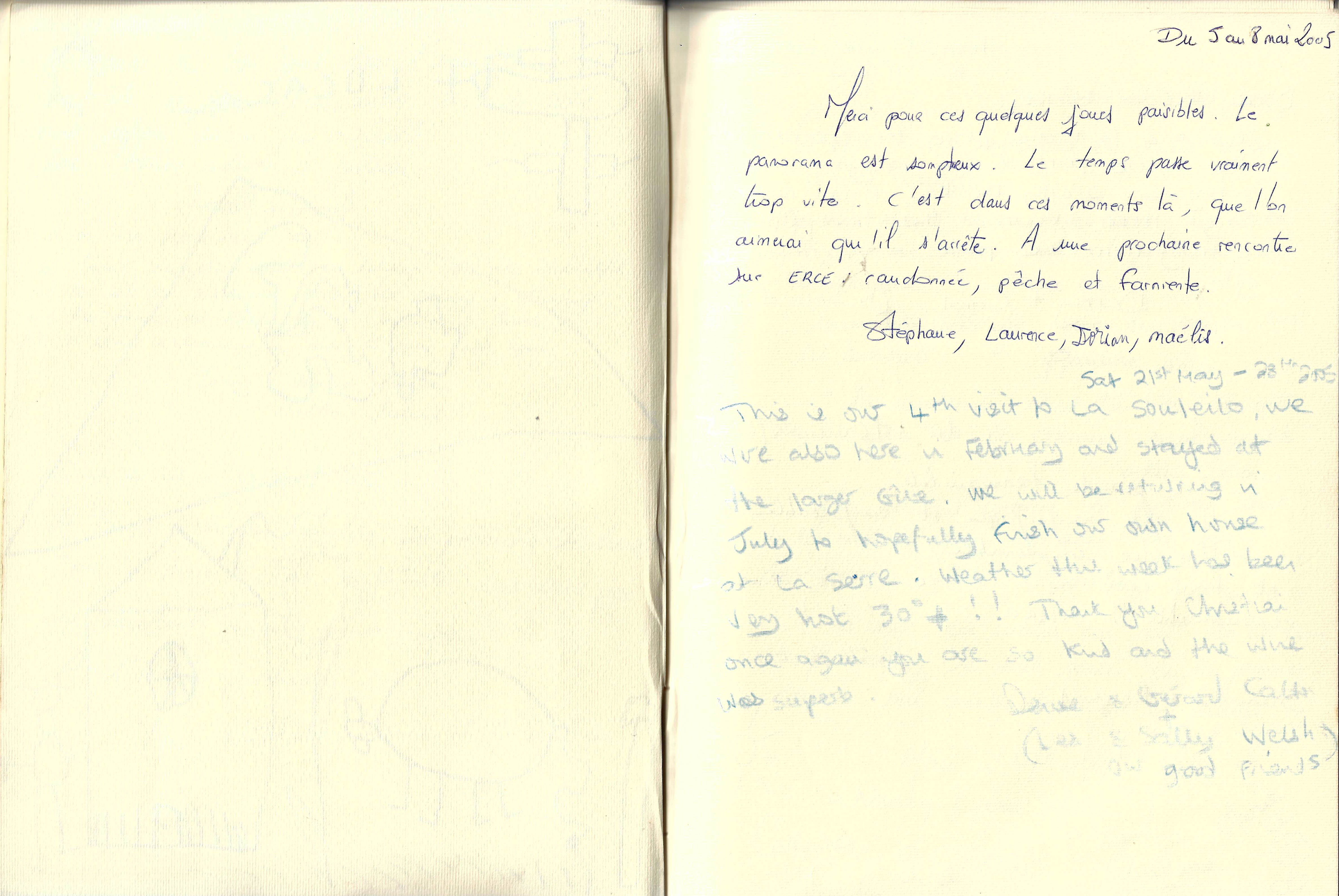 Guestbook image gite ariege