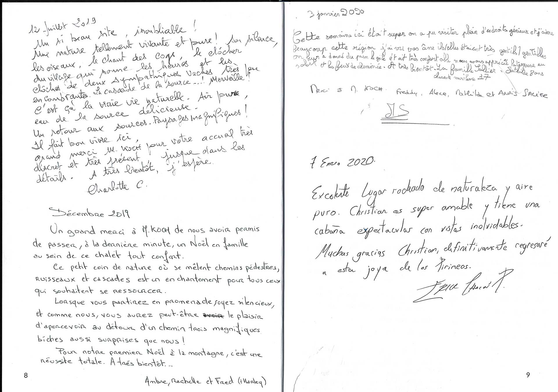 Guestbook image gite ariege