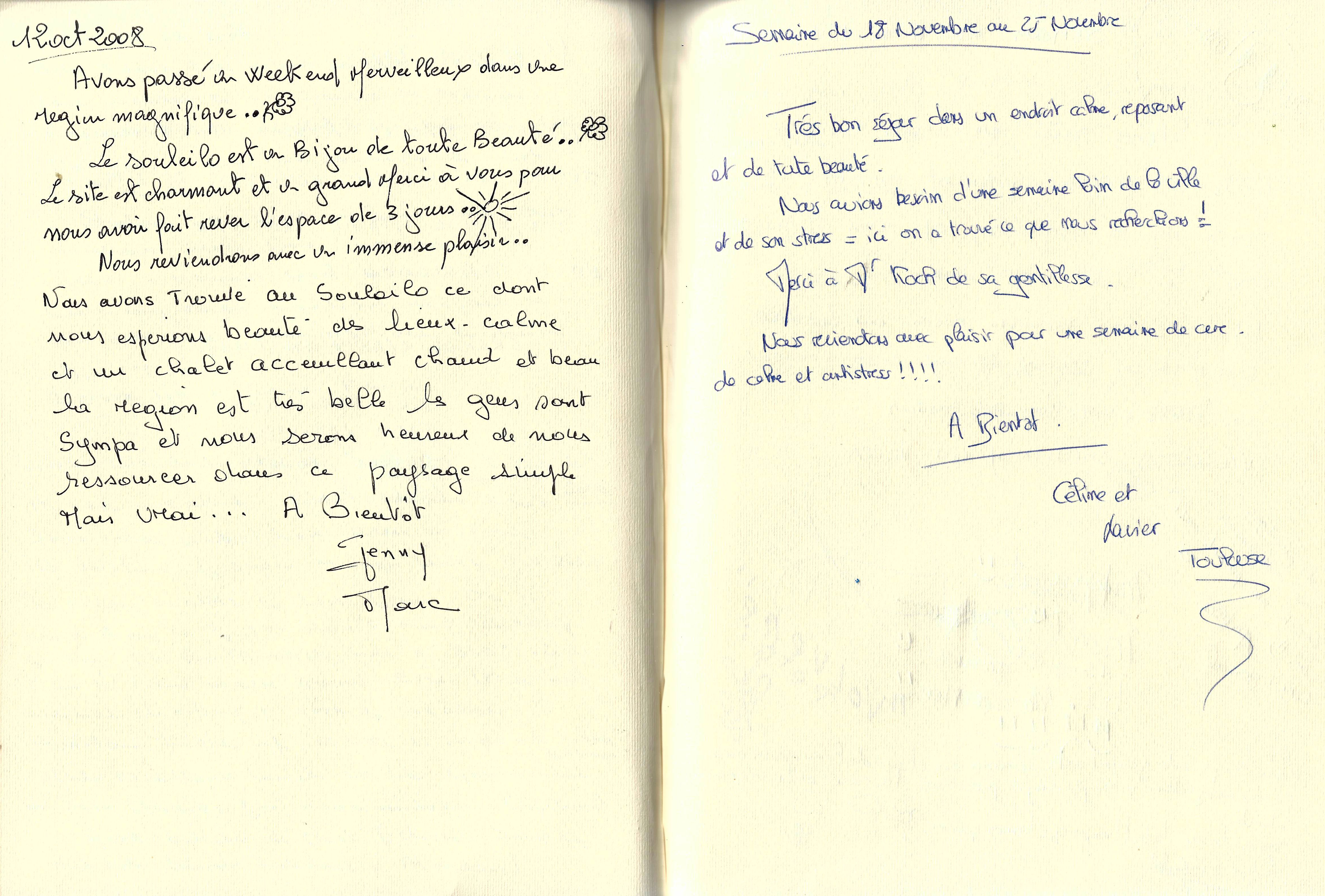 Guestbook image gite ariege