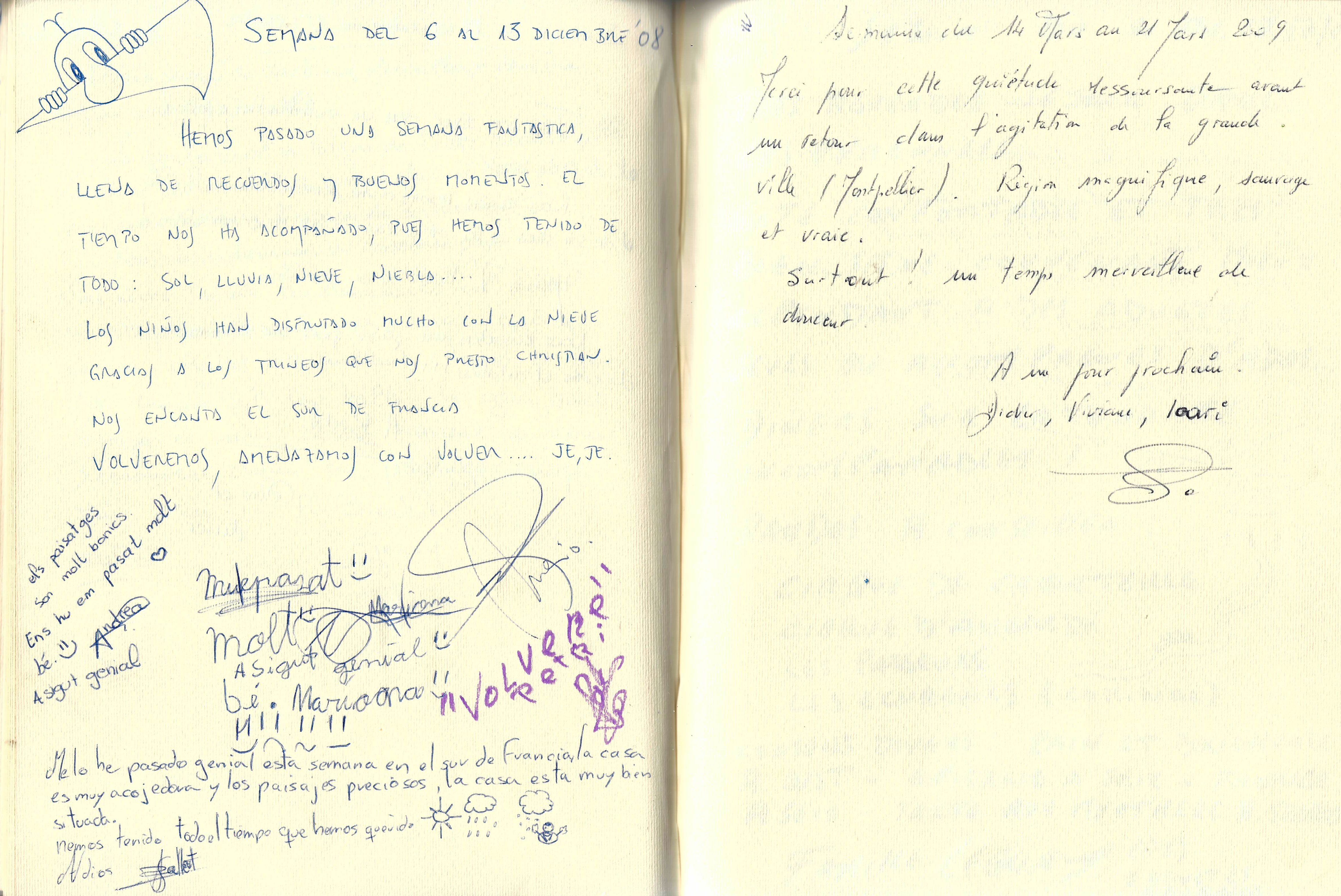 Guestbook image gite ariege