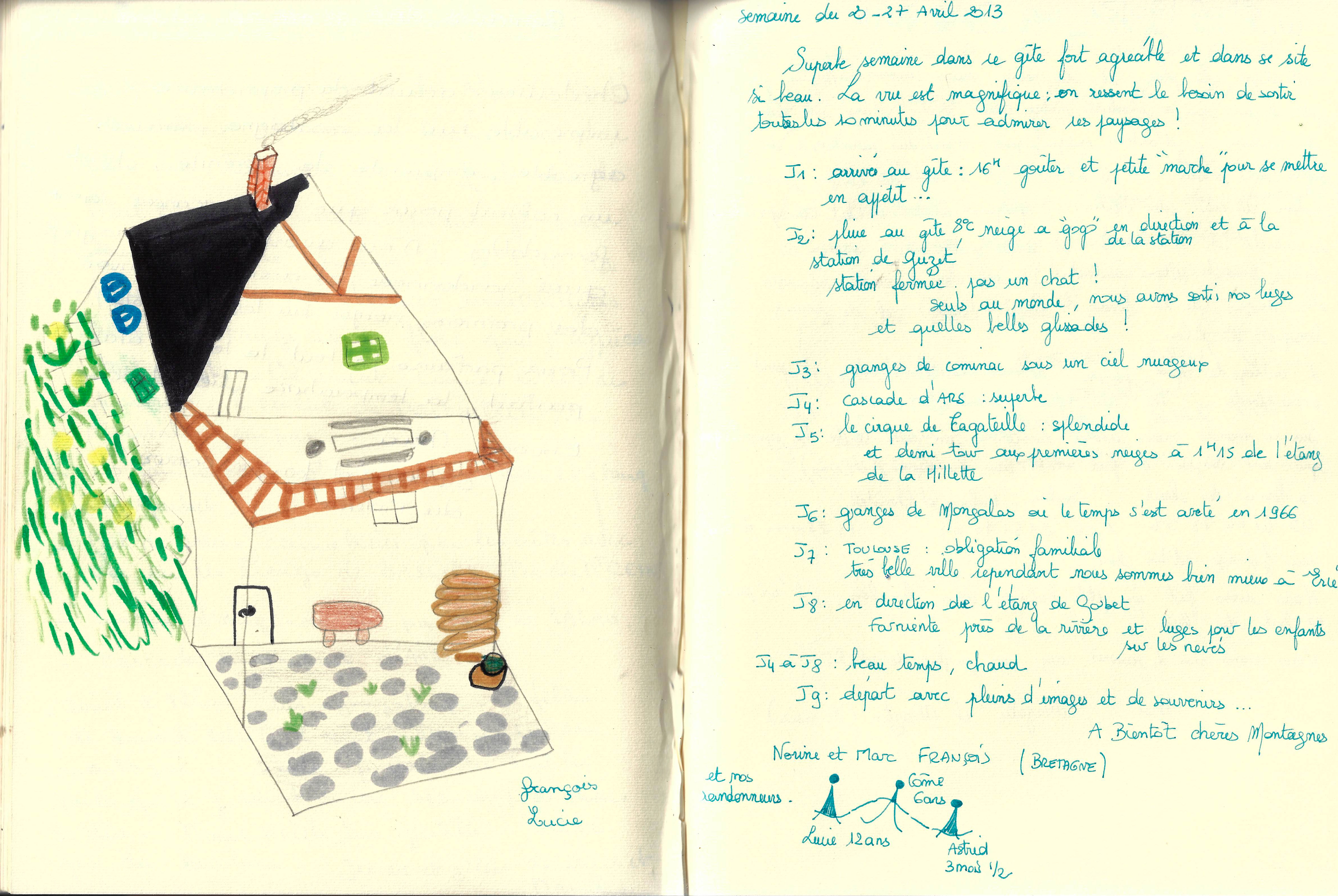 Guestbook image gite ariege