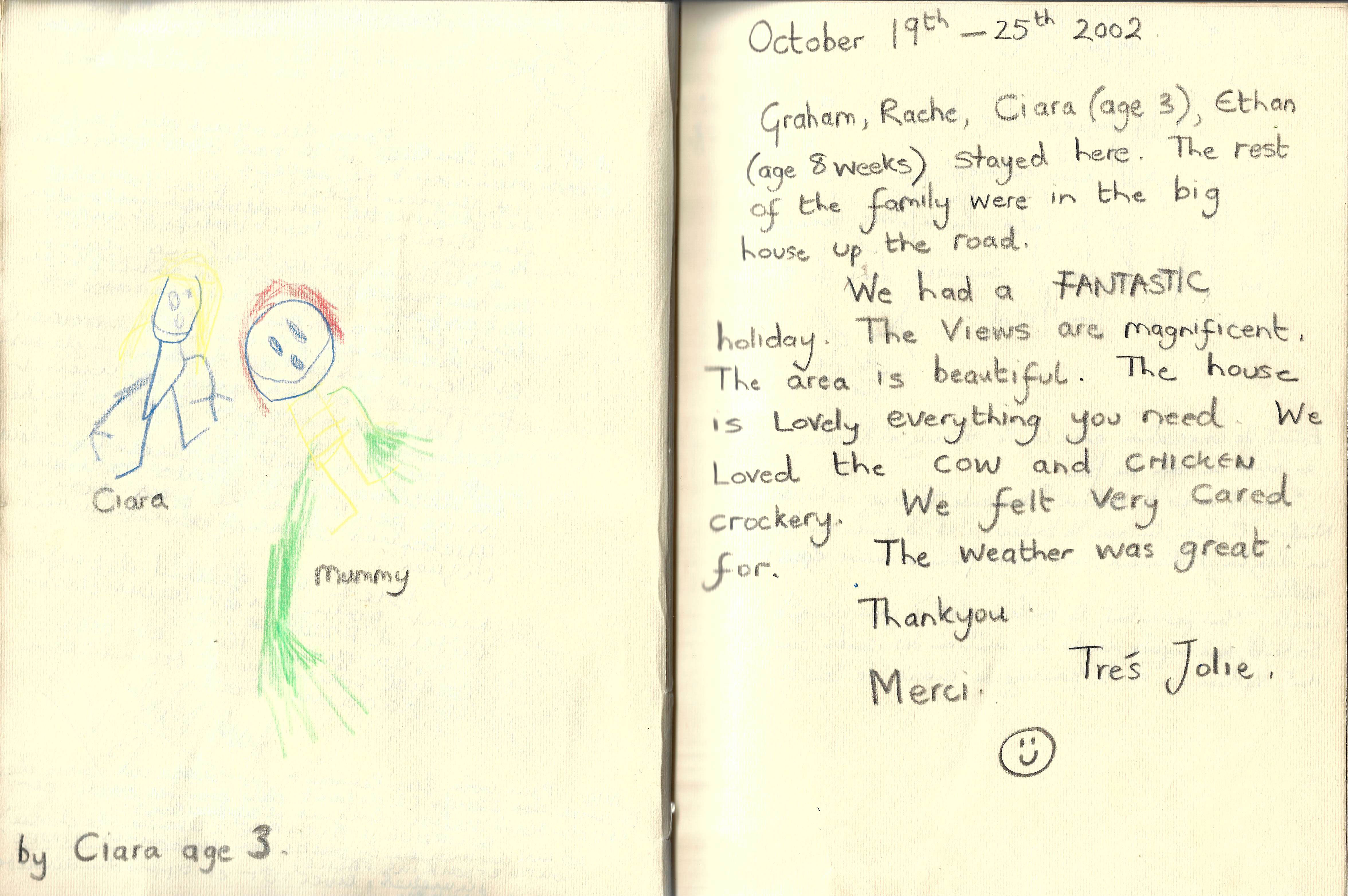 Guestbook image gite ariege