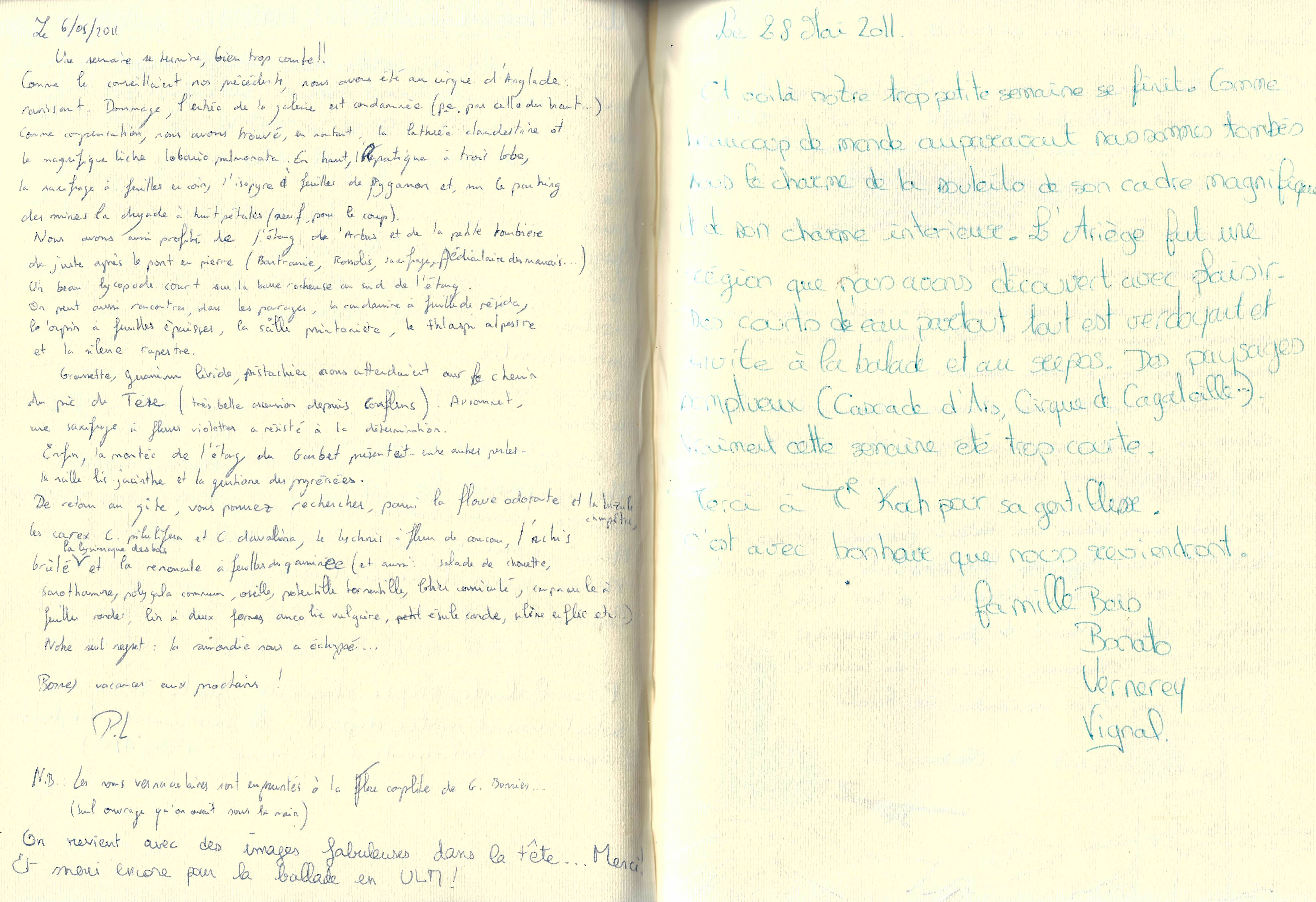 Guestbook image gite ariege